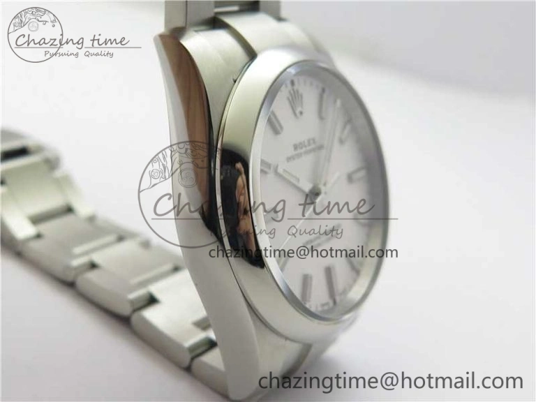 Oyster Perpetual 34mm 114200 UBF Best Edition White Dial on SS Bracelet A GoAnywhere 10538