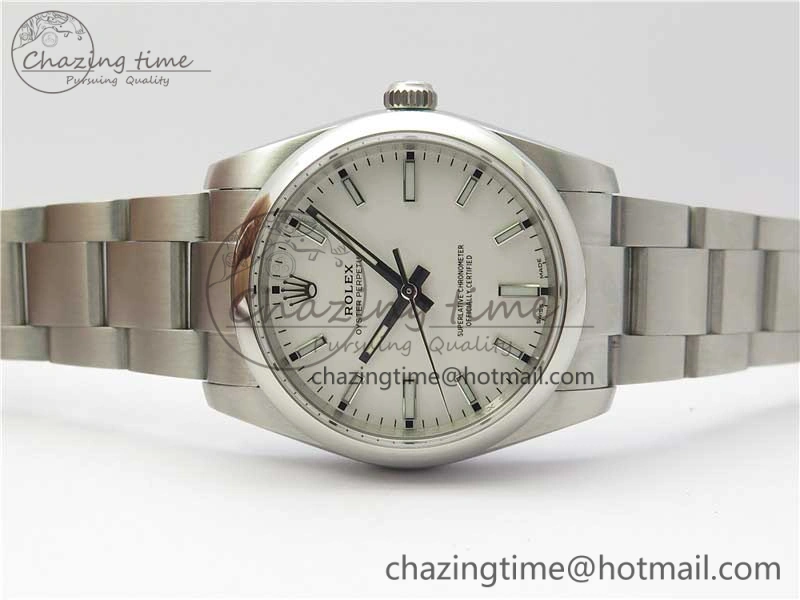 Oyster Perpetual 34mm 114200 UBF Best Edition White Dial on SS Bracelet A GoAnywhere 10538