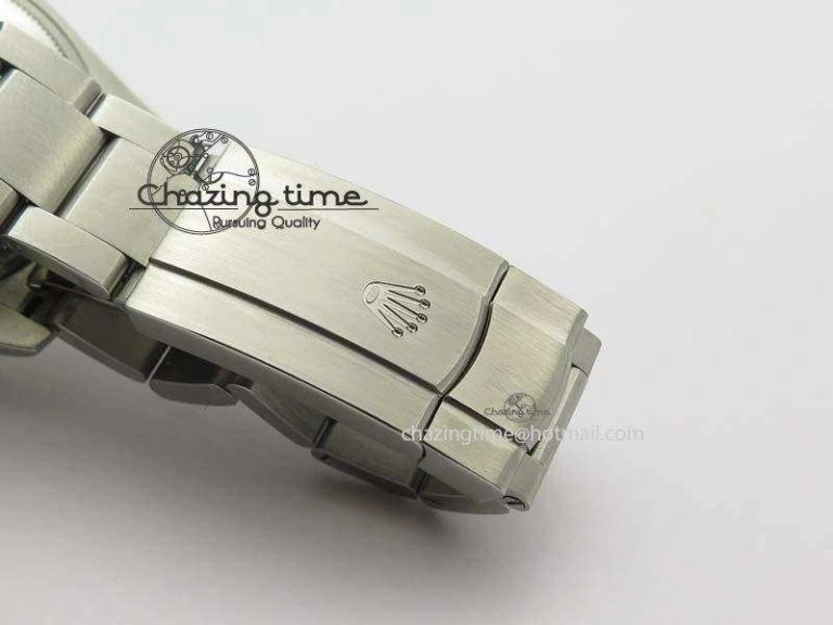 Durable Oyster Perpetual 34mm Ladies 114300 1:1 Best Edition Olive Green Dial On SS Bracelet A 3803