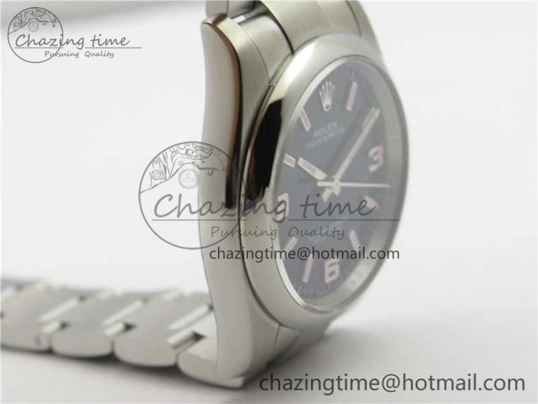 Trendsetting Oyster Perpetual 36 116000 KRF 1:1 Best Edition 904L Steel Black Dial Pink Lume on SS Bracelet A 2968