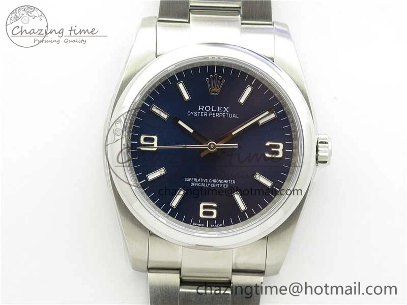 Oyster Perpetual 36 116000 KRF 1:1 Best Edition 904L Steel Blue Dial on SS Bracelet A ZipUp 2970