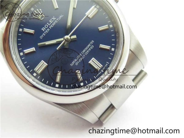 EasyCare Oyster Perpetual 36mm 126000 BP Best Edition Dark Blue Dial on SS Bracelet 2651