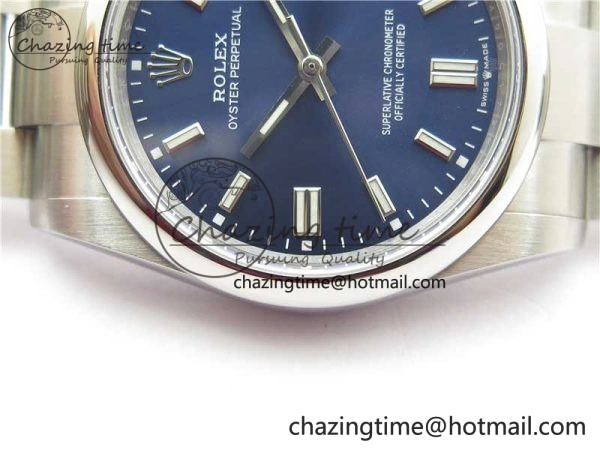 EasyCare Oyster Perpetual 36mm 126000 BP Best Edition Dark Blue Dial on SS Bracelet 2651
