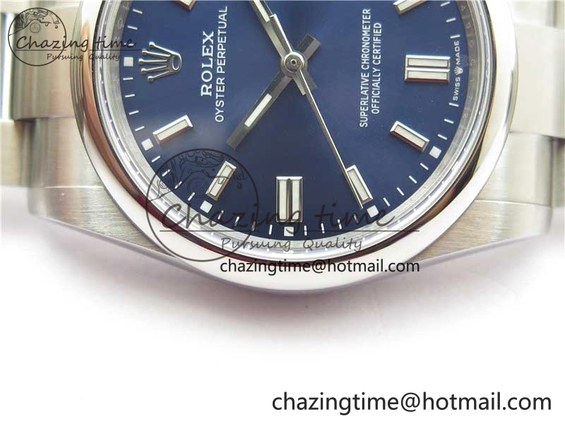 EasyCare Oyster Perpetual 36mm 126000 BP Best Edition Dark Blue Dial on SS Bracelet 2651