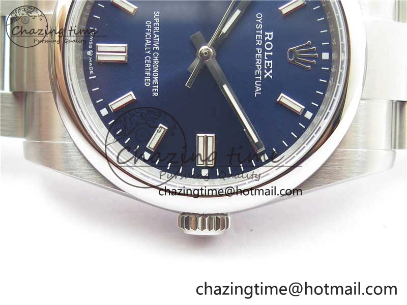 EasyCare Oyster Perpetual 36mm 126000 BP Best Edition Dark Blue Dial on SS Bracelet 2651