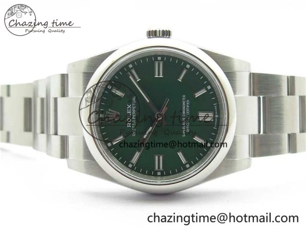 ModernLook Oyster Perpetual 36mm 126000 BP Best Edition Green Dial on SS Bracelet 2648