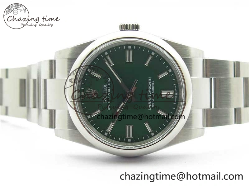 ModernLook Oyster Perpetual 36mm 126000 BP Best Edition Green Dial on SS Bracelet 2648