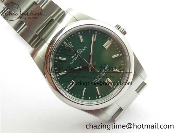 ModernLook Oyster Perpetual 36mm 126000 BP Best Edition Green Dial on SS Bracelet 2648