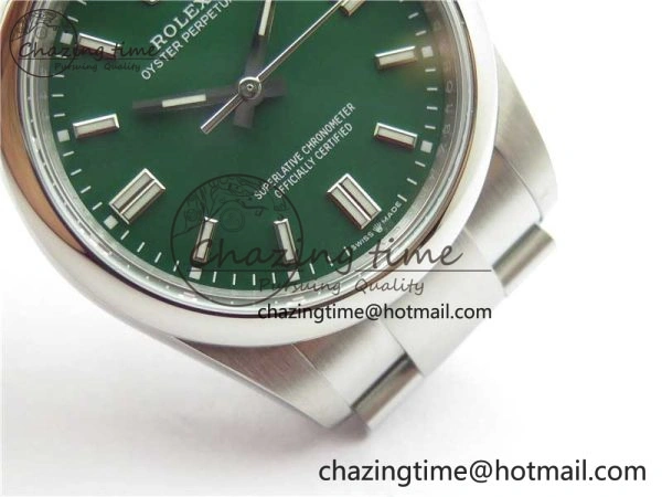 ModernLook Oyster Perpetual 36mm 126000 BP Best Edition Green Dial on SS Bracelet 2648