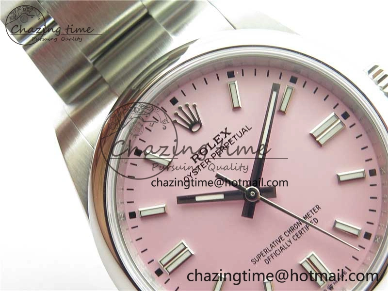 Bold Oyster Perpetual 36mm 126000 BP Best Edition Pink Dial on SS Bracelet 2655