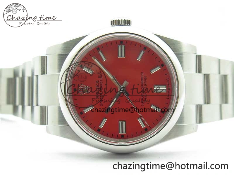 QuickDry Oyster Perpetual 36mm 126000 BP Best Edition Red Dial on SS Bracelet 10337