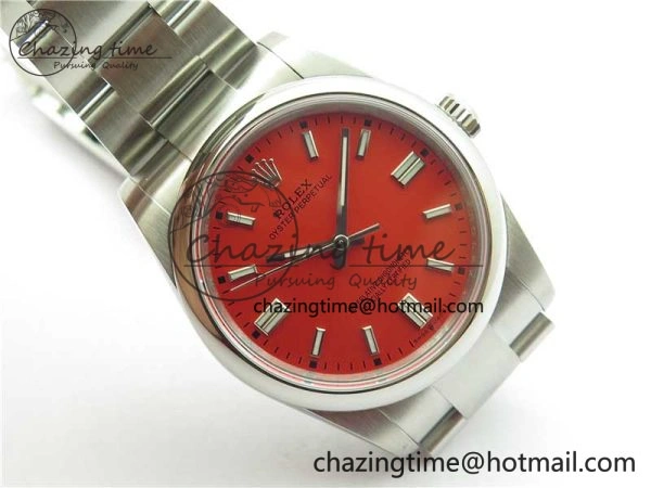 QuickDry Oyster Perpetual 36mm 126000 BP Best Edition Red Dial on SS Bracelet 10337