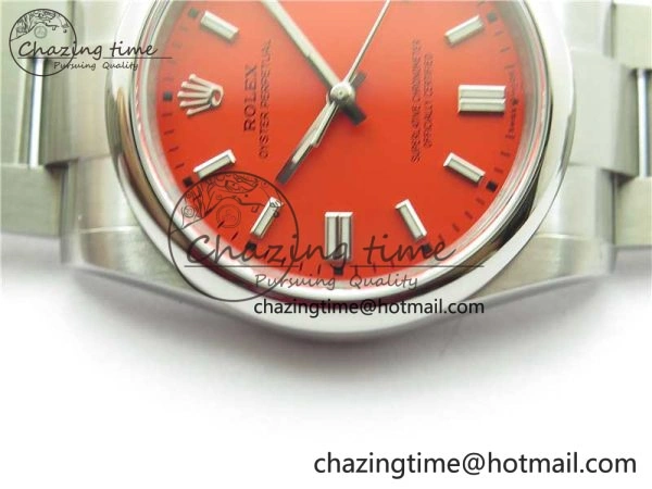 QuickDry Oyster Perpetual 36mm 126000 BP Best Edition Red Dial on SS Bracelet 10337