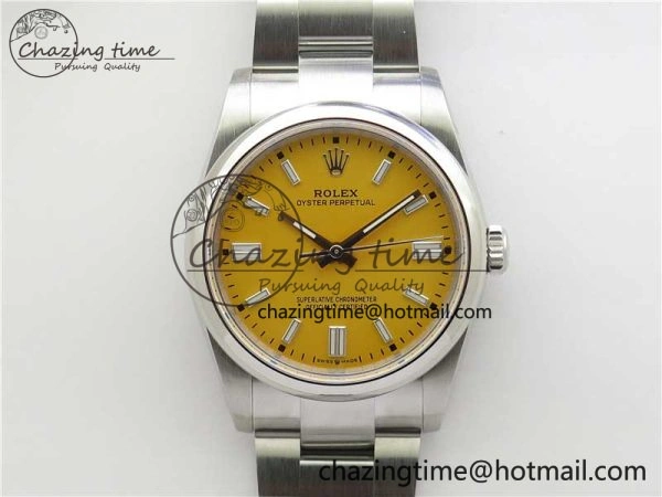 Supportive Oyster Perpetual 36mm 126000 BP Best Edition Yellow Dial on SS Bracelet 2649