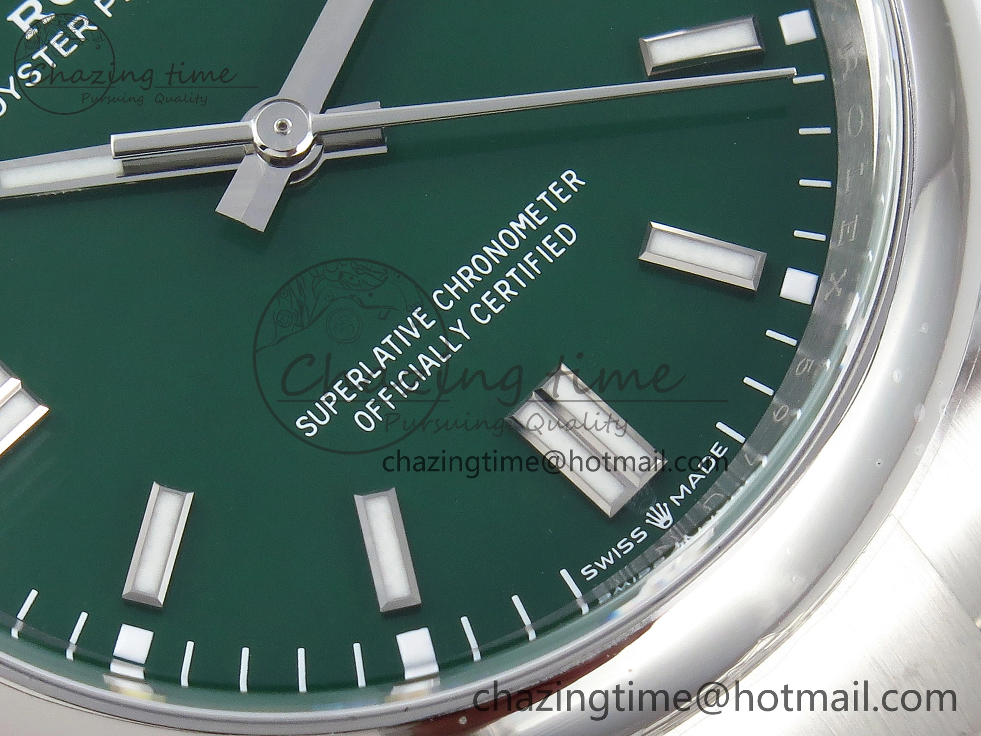 Oyster Perpetual 36mm 126000 Clean 1:1 Best Edition 904L Steel Green Dial on SS Bracelet VR Affordable 1740