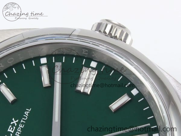 Oyster Perpetual 36mm 126000 Clean 1:1 Best Edition 904L Steel Green Dial on SS Bracelet VR Affordable 1740
