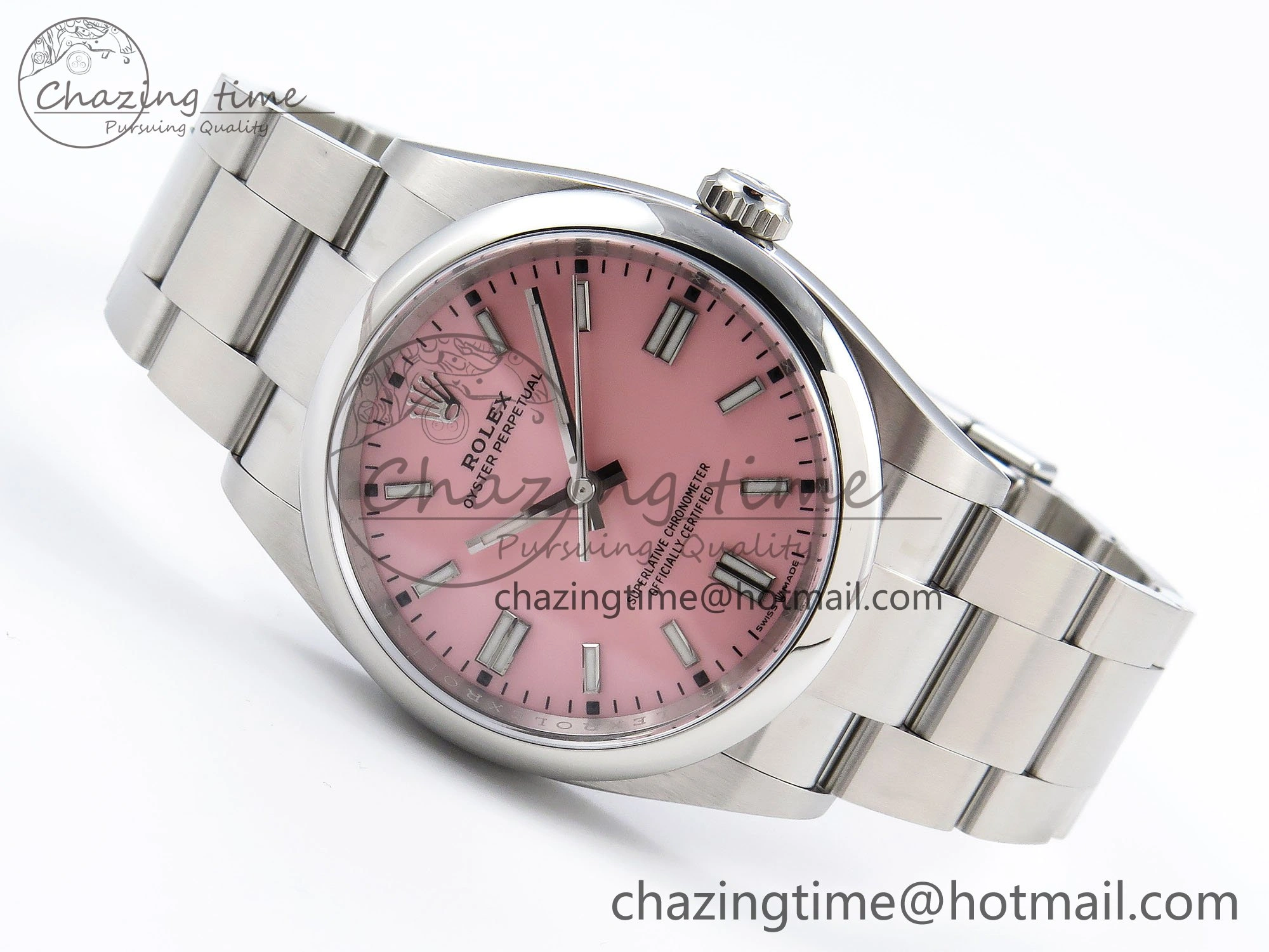 Oyster Perpetual 36mm 126000 Clean 1:1 Best Edition 904L Steel Pink Dial on SS Bracelet VR Durable 1637