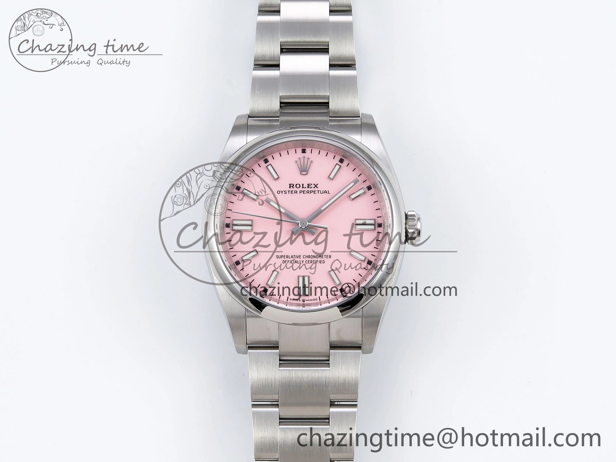 Oyster Perpetual 36mm 126000 Clean 1:1 Best Edition 904L Steel Pink Dial on SS Bracelet VR Durable 1637