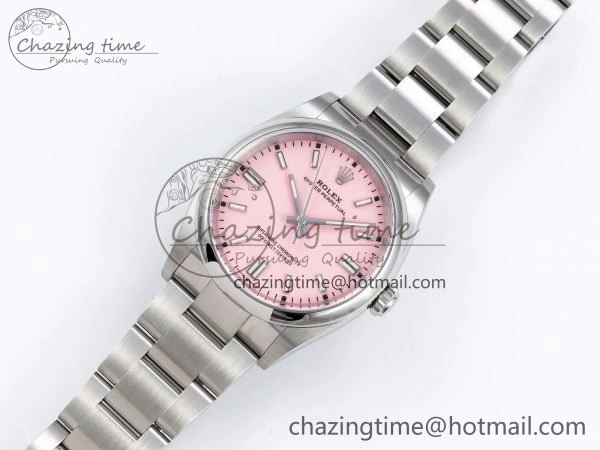 Oyster Perpetual 36mm 126000 Clean 1:1 Best Edition 904L Steel Pink Dial on SS Bracelet VR Durable 1637