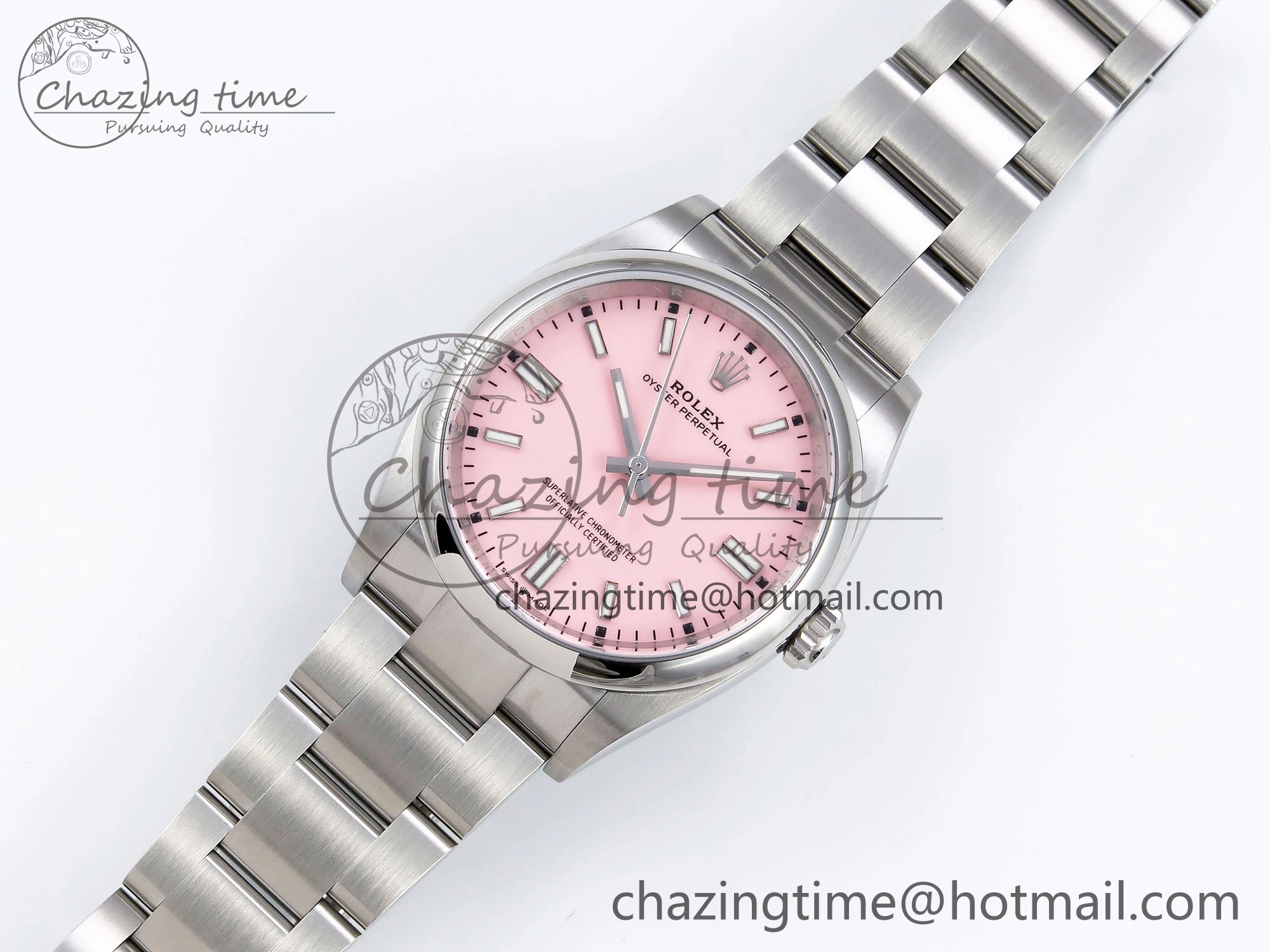 Oyster Perpetual 36mm 126000 Clean 1:1 Best Edition 904L Steel Pink Dial on SS Bracelet VR Durable 1637
