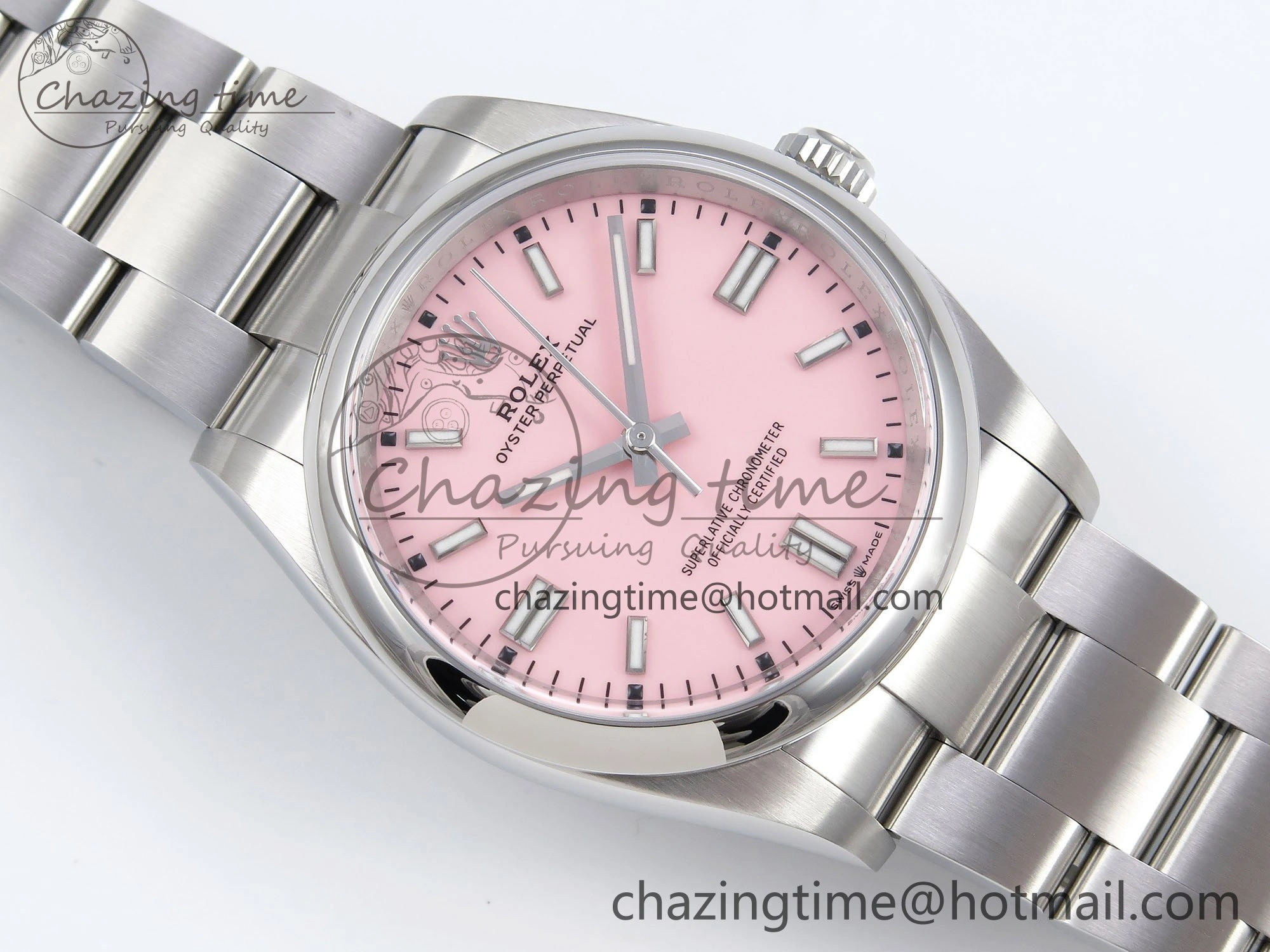 Oyster Perpetual 36mm 126000 Clean 1:1 Best Edition 904L Steel Pink Dial on SS Bracelet VR Durable 1637