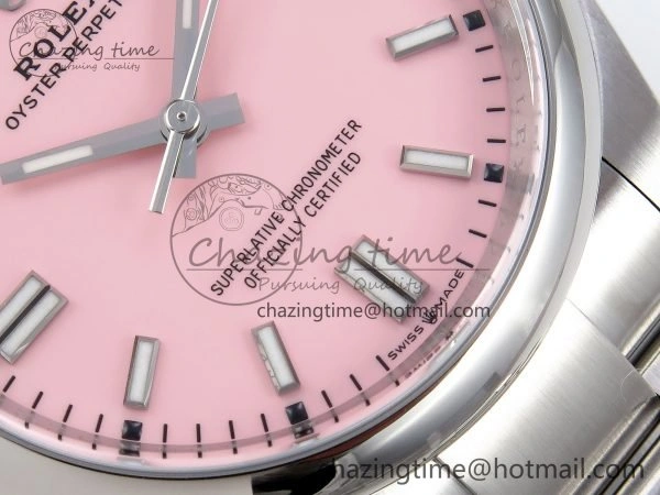 Oyster Perpetual 36mm 126000 Clean 1:1 Best Edition 904L Steel Pink Dial on SS Bracelet VR Durable 1637