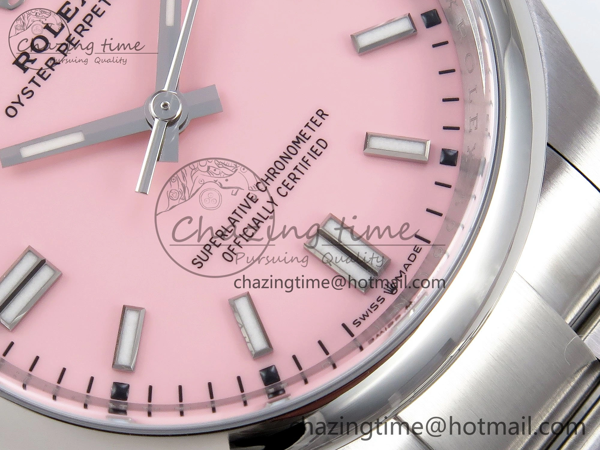 Oyster Perpetual 36mm 126000 Clean 1:1 Best Edition 904L Steel Pink Dial on SS Bracelet VR Durable 1637