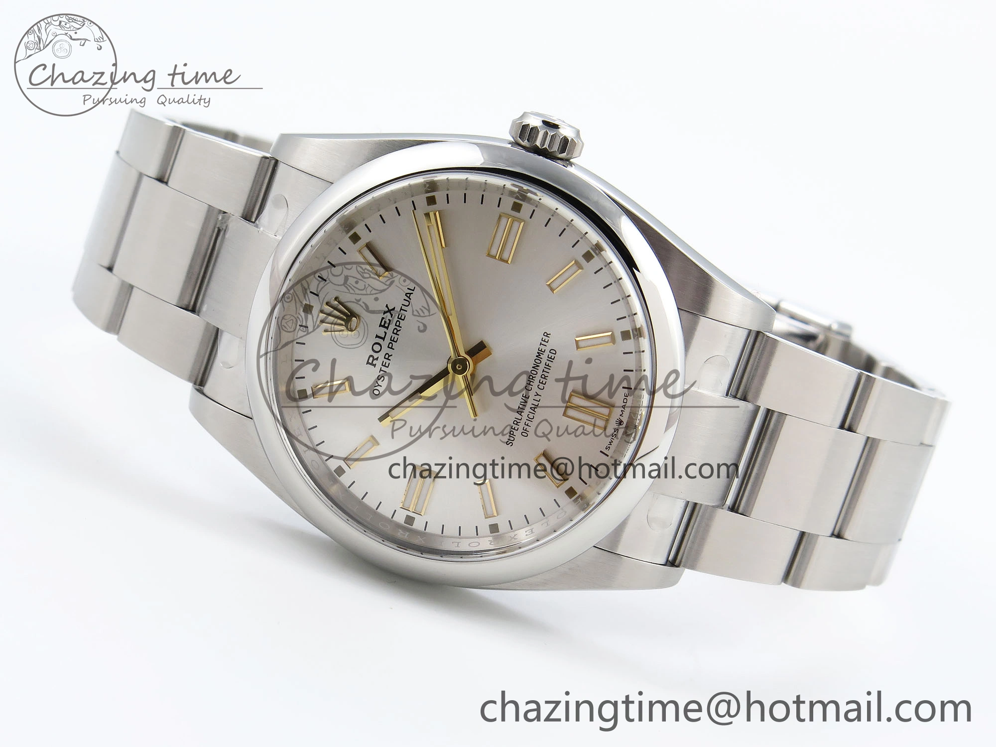 Unique Oyster Perpetual 36mm 126000 Clean 1:1 Best Edition 904L Steel Silver Dial on SS Bracelet VR 1741