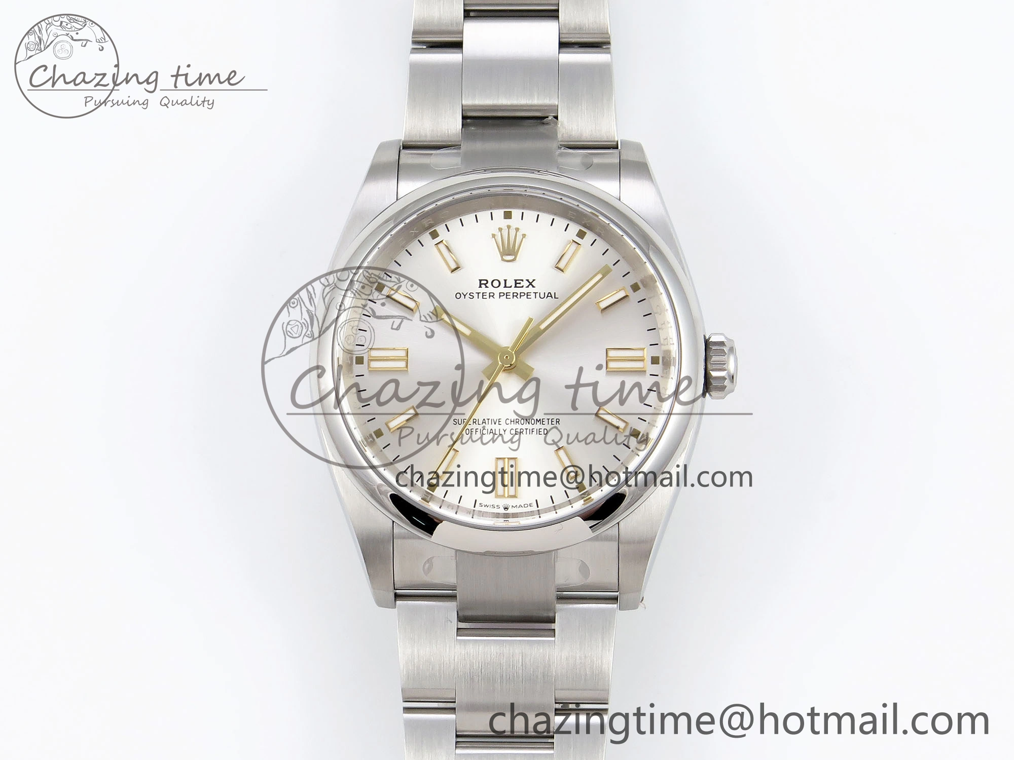 Unique Oyster Perpetual 36mm 126000 Clean 1:1 Best Edition 904L Steel Silver Dial on SS Bracelet VR 1741