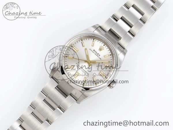 Unique Oyster Perpetual 36mm 126000 Clean 1:1 Best Edition 904L Steel Silver Dial on SS Bracelet VR 1741