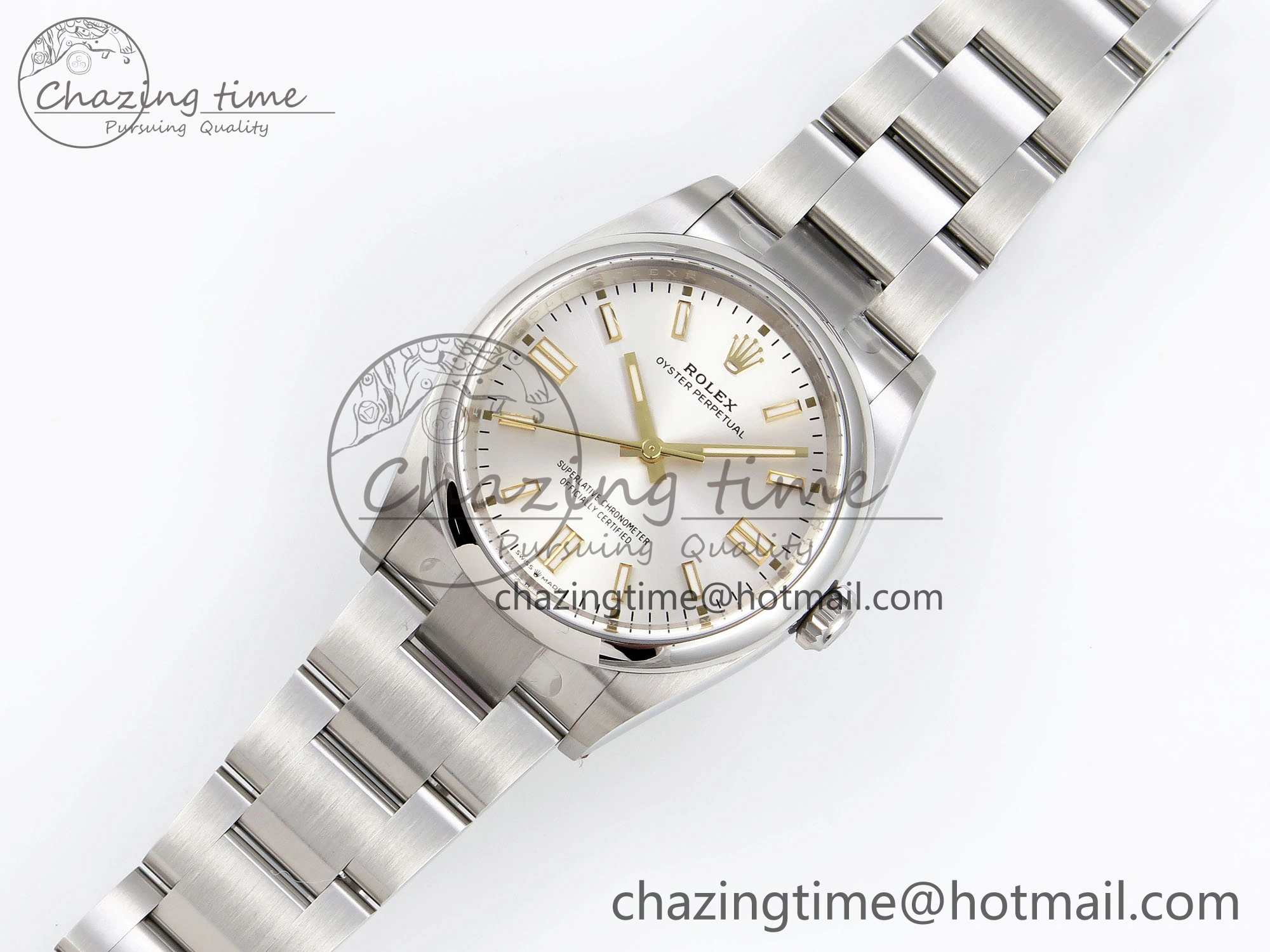 Unique Oyster Perpetual 36mm 126000 Clean 1:1 Best Edition 904L Steel Silver Dial on SS Bracelet VR 1741