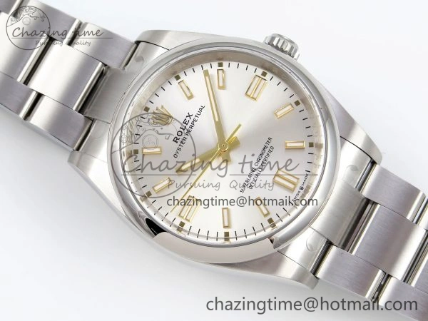 Unique Oyster Perpetual 36mm 126000 Clean 1:1 Best Edition 904L Steel Silver Dial on SS Bracelet VR 1741