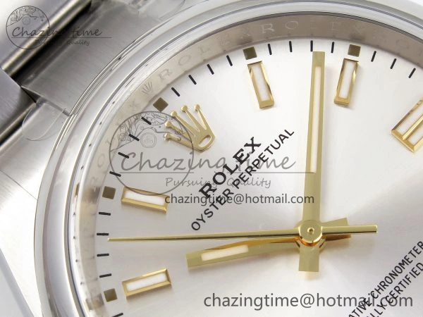 Unique Oyster Perpetual 36mm 126000 Clean 1:1 Best Edition 904L Steel Silver Dial on SS Bracelet VR 1741