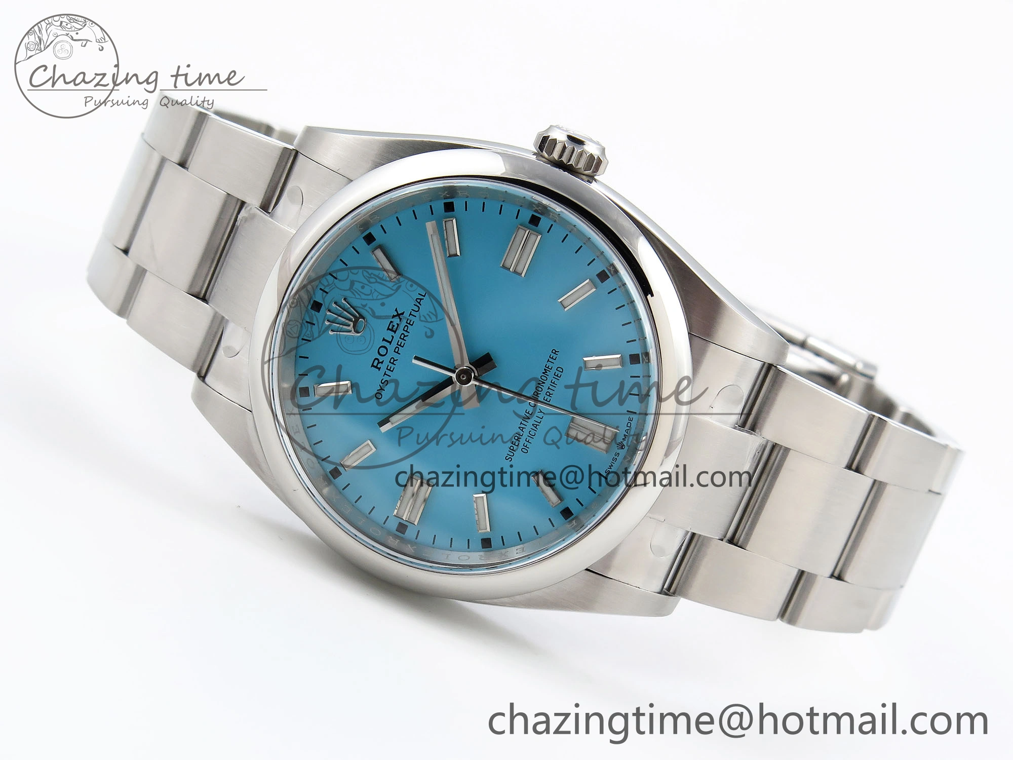 Oyster Perpetual 36mm 126000 Clean 1:1 Best Edition 904L Steel Tiffany Blue Dial on SS Bracelet VR AllSeason 1742
