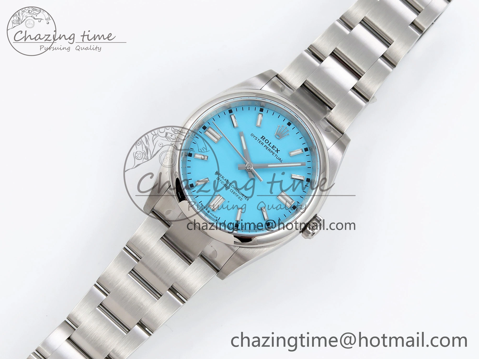 Oyster Perpetual 36mm 126000 Clean 1:1 Best Edition 904L Steel Tiffany Blue Dial on SS Bracelet VR AllSeason 1742