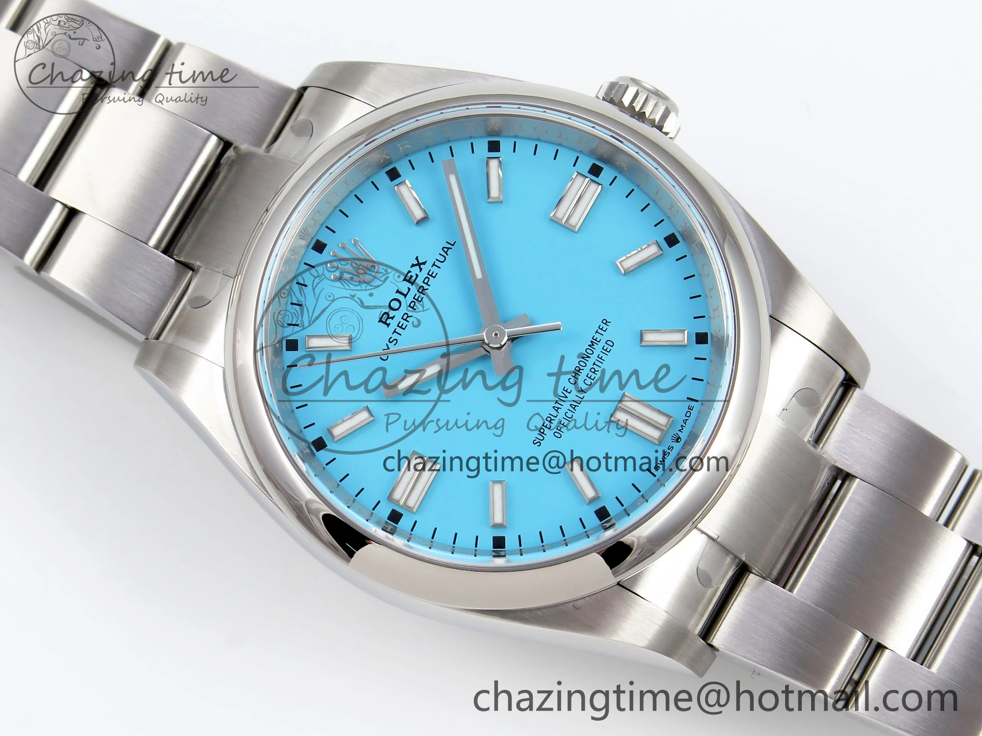Oyster Perpetual 36mm 126000 Clean 1:1 Best Edition 904L Steel Tiffany Blue Dial on SS Bracelet VR AllSeason 1742