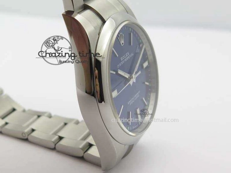 Original Oyster Perpetual 39mm 114300 1:1 Best Edition Blue Dial On SS Bracelet A 3805