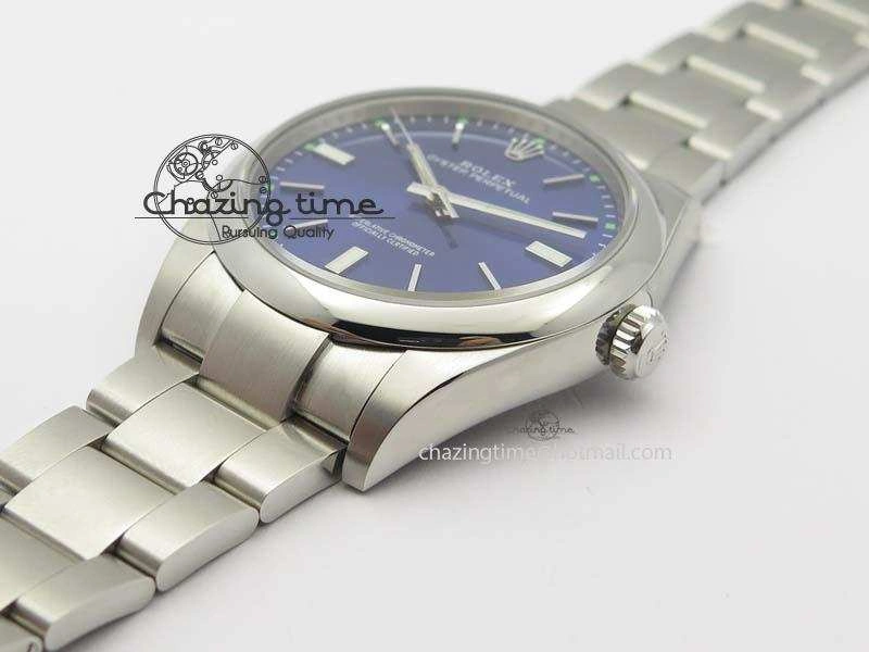 Original Oyster Perpetual 39mm 114300 1:1 Best Edition Blue Dial On SS Bracelet A 3805