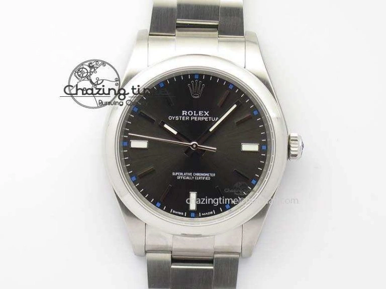 SportInspired Oyster Perpetual 39mm 114300 1:1 Best Edition Gray Dial On SS Bracelet A 3806