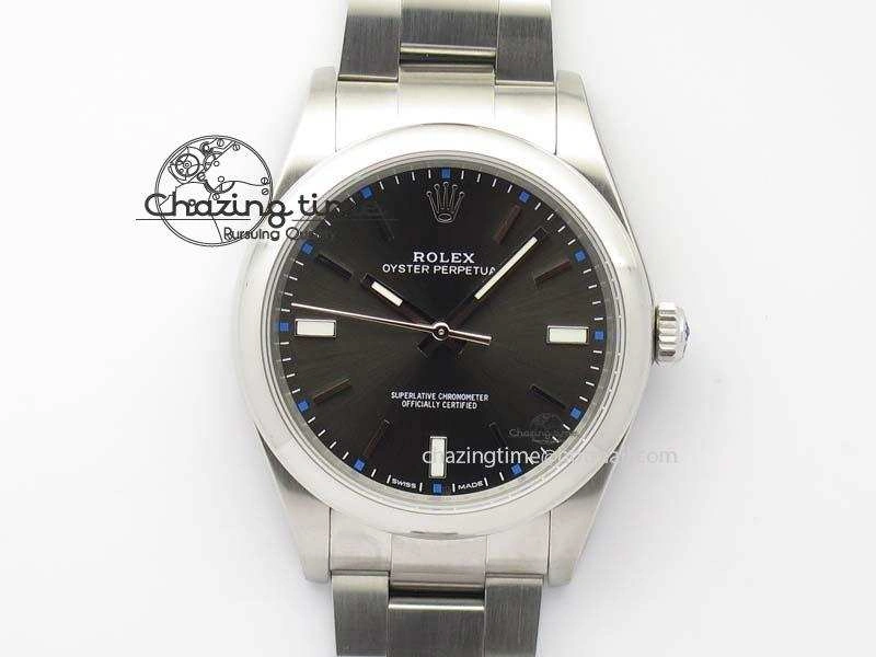 SportInspired Oyster Perpetual 39mm 114300 1:1 Best Edition Gray Dial On SS Bracelet A 3806