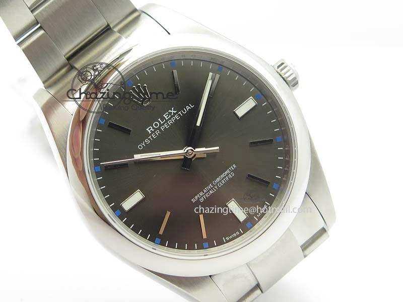 SportInspired Oyster Perpetual 39mm 114300 1:1 Best Edition Gray Dial On SS Bracelet A 3806