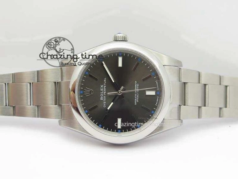 SportInspired Oyster Perpetual 39mm 114300 1:1 Best Edition Gray Dial On SS Bracelet A 3806