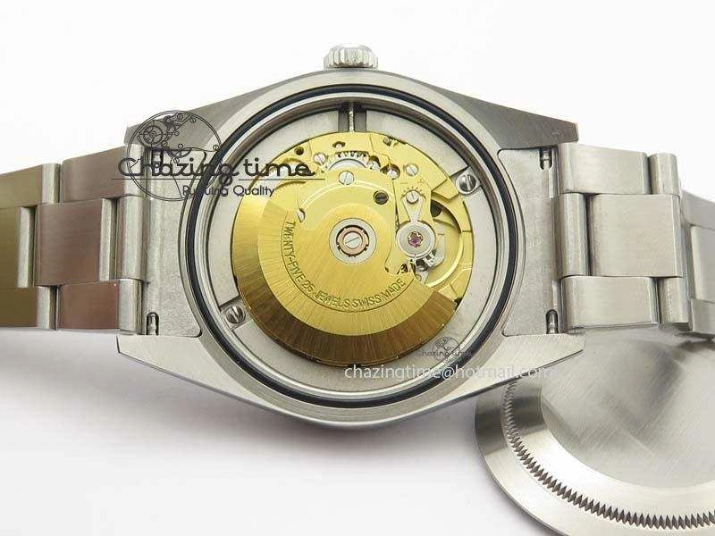 Oyster Perpetual 39mm 114300 1:1 Best Edition Red Grape Dial On SS Bracelet A Lightweight 3807