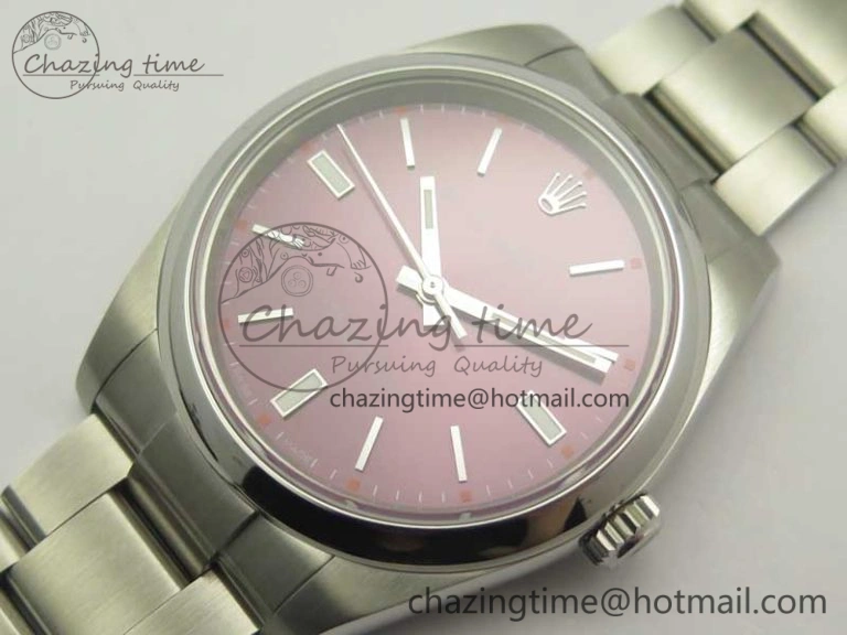Versatile Oyster Perpetual 39mm 114300 ARF 1:1 Best Edition 904L SS Case and Bracelet Red Grape Dial SH 3392