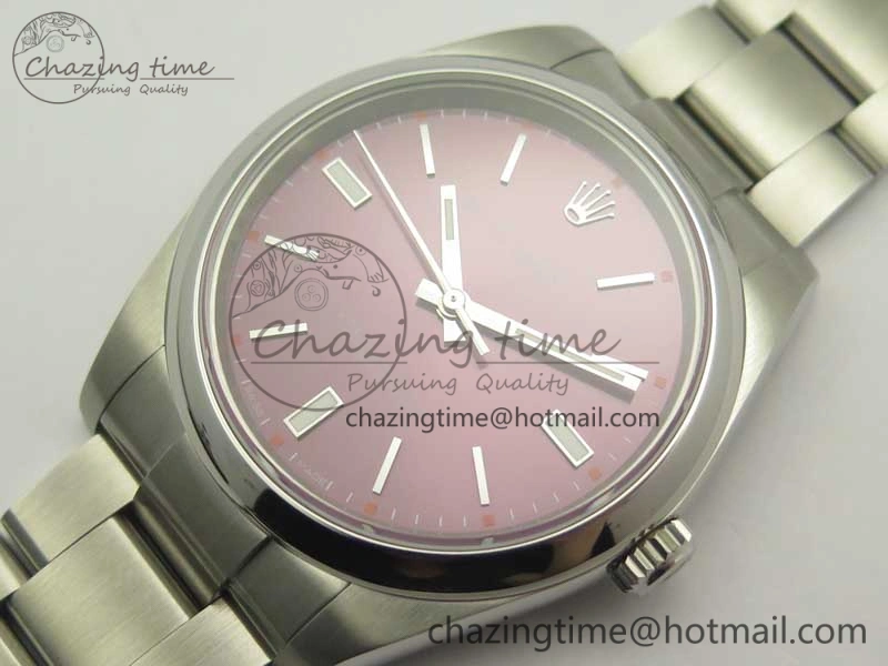 Versatile Oyster Perpetual 39mm 114300 ARF 1:1 Best Edition 904L SS Case and Bracelet Red Grape Dial SH 3392