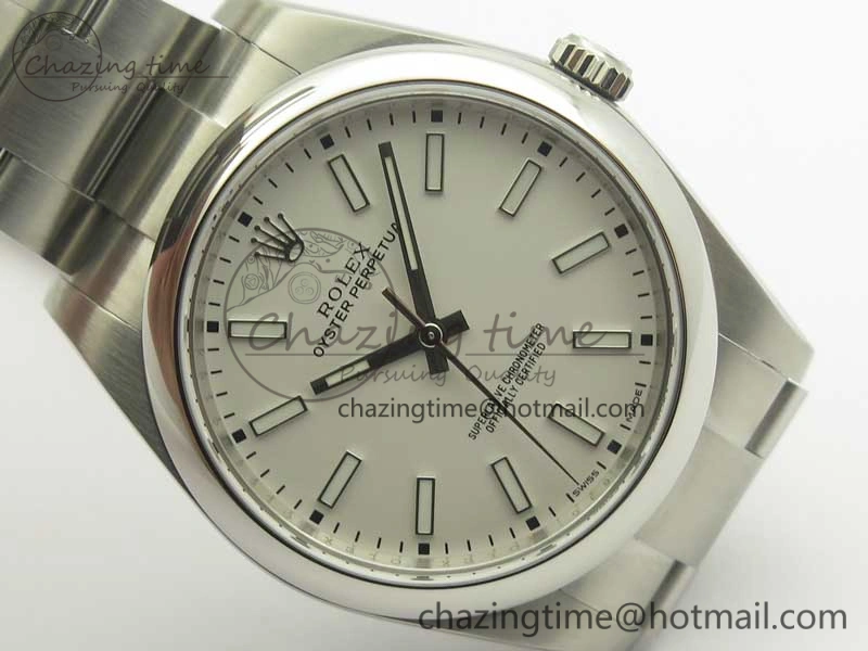 WaterResistant Oyster Perpetual 39mm 114300 ARF 1:1 Best Edition 904L SS Case and Bracelet White Dial SH 3412