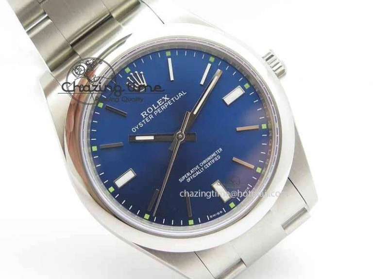 Oyster Perpetual 39mm 114300 BP Maker Best Edition Blue Dial On SS Bracelet A Soft 3637