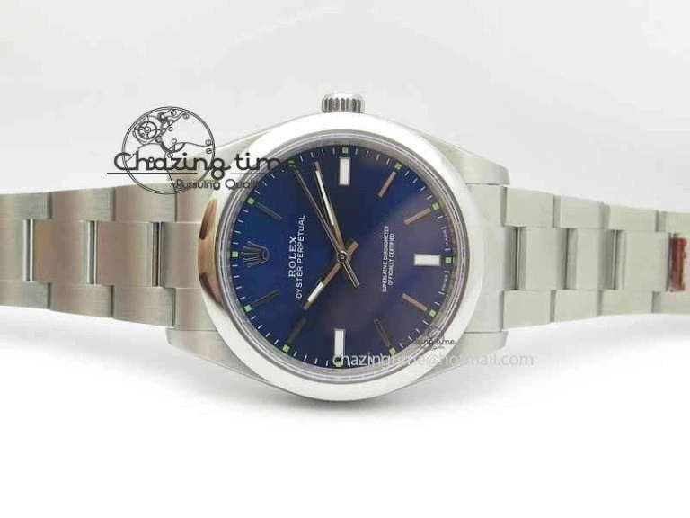 Oyster Perpetual 39mm 114300 BP Maker Best Edition Blue Dial On SS Bracelet A Soft 3637