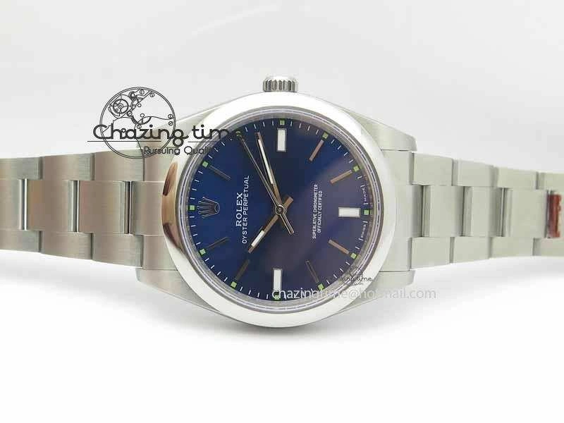 Oyster Perpetual 39mm 114300 BP Maker Best Edition Blue Dial On SS Bracelet A Soft 3637
