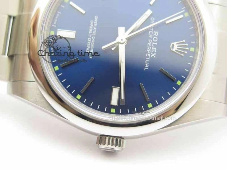 Oyster Perpetual 39mm 114300 BP Maker Best Edition Blue Dial On SS Bracelet A Soft 3637